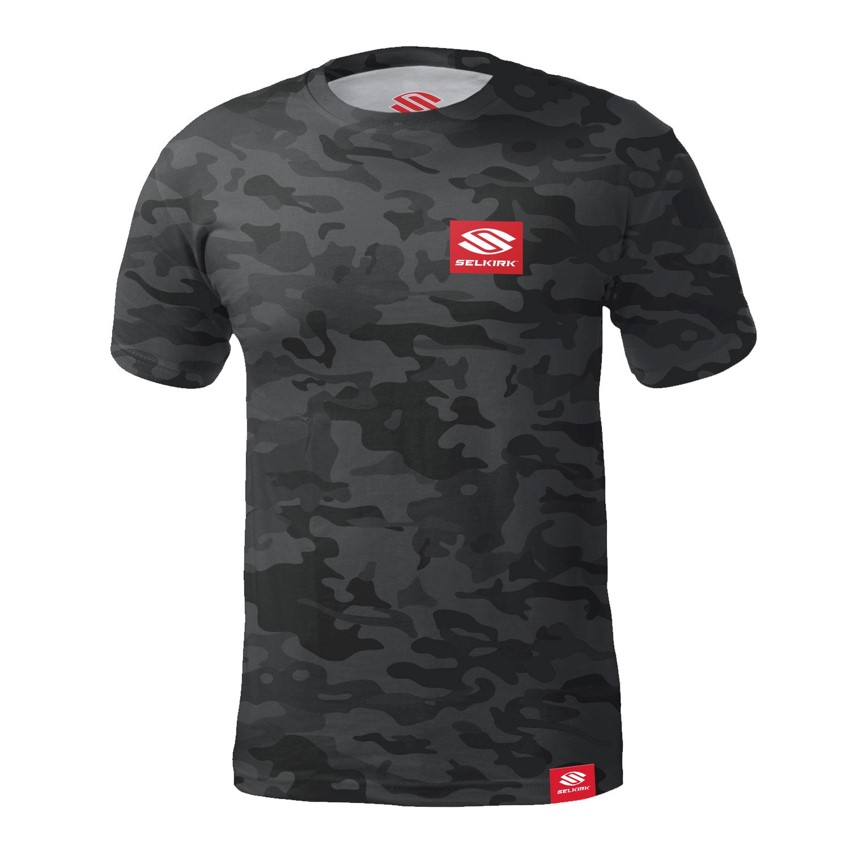 셀커크 레드라벨 카모 남자용 반소매 크루 스트레치윅 테크놀로지 (SELKIRK RED LABEL CAMO MEN'S SHORT SLEEVE CREW STRETCH-WIK)