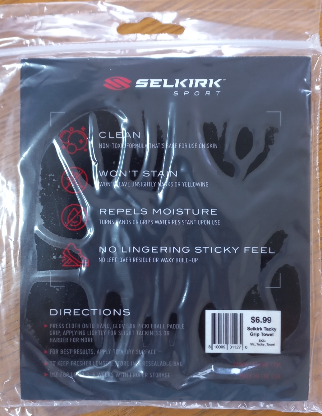 셀커크 택키 그립타올 피클볼 그립타올 (Selkirk Tacky Grip Towel)