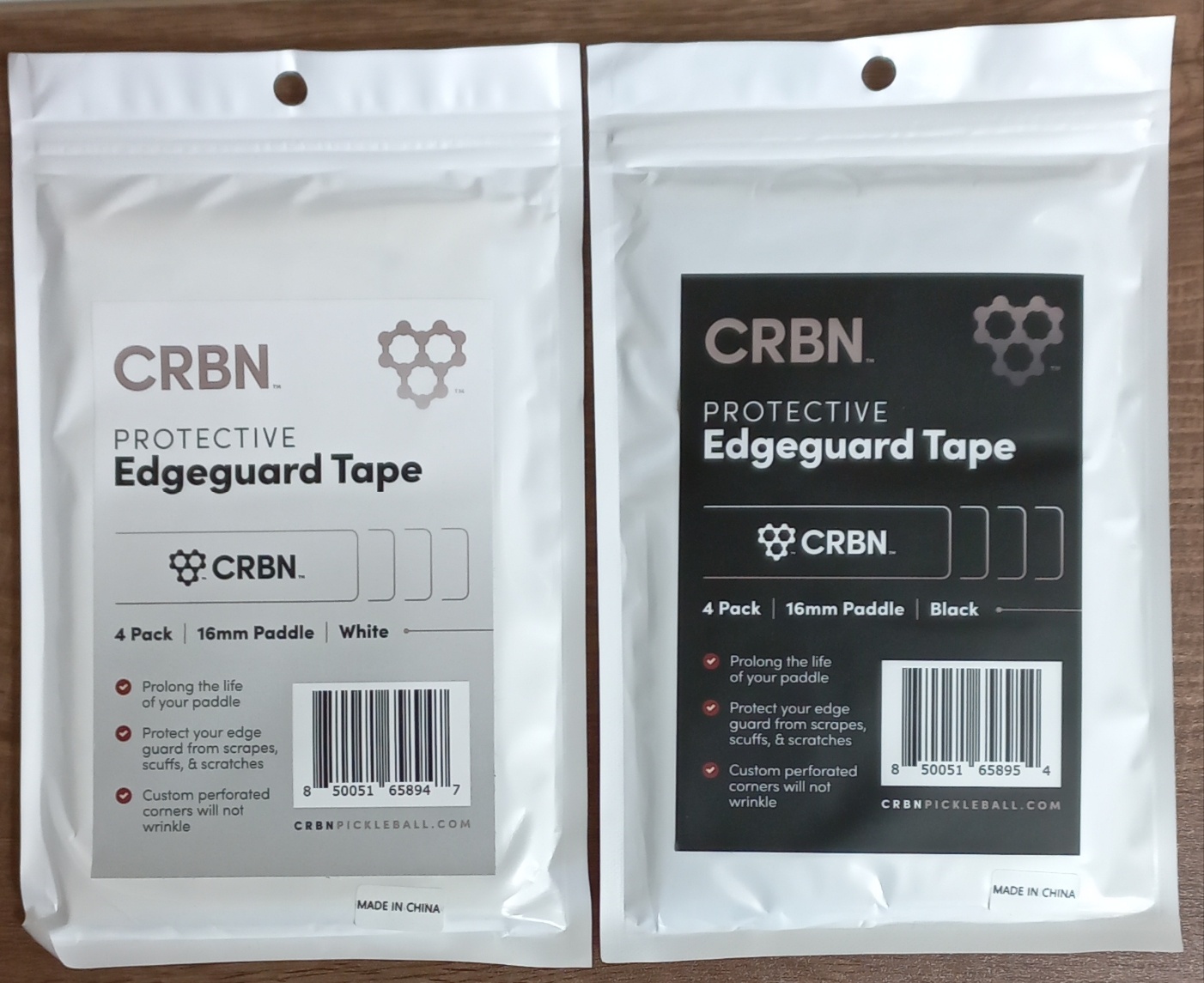 CRBN 프로택티브 엣지 가드 테이프 - 4팩 패들테두리 보호테이프(CRBN Protective Edge Guard Tape - 4 Pack)