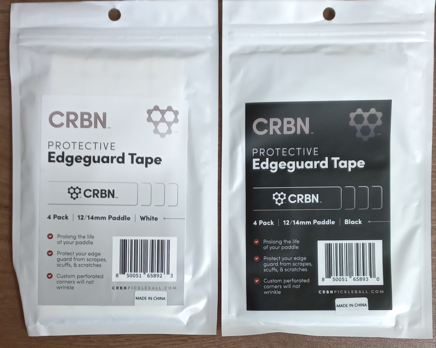 CRBN 프로택티브 엣지 가드 테이프 - 4팩 패들테두리 보호테이프(CRBN Protective Edge Guard Tape - 4 Pack)