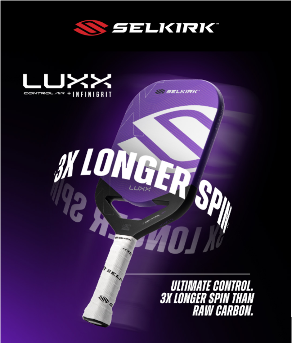 [신제품] 셀커크 럭스 컨트롤 에어 인피니그릿 에픽 피클볼 패들(SELKIRK LUXX Control Air with InfiniGrit Epic pickleball paddle
