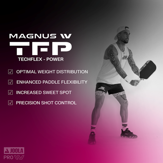 율라 타이슨 맥거핀 매그너스 프로 IV 14mm 피클볼패들(JOOLA Tyson McGuffin Magnus Pro IV 14mm Pickleball Paddle)